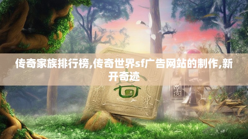传奇家族排行榜,传奇世界sf广告网站的制作,新开奇迹