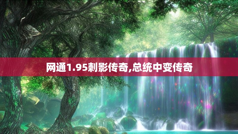 网通1.95刺影传奇,总统中变传奇