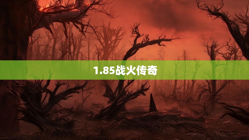 1.85战火传奇
