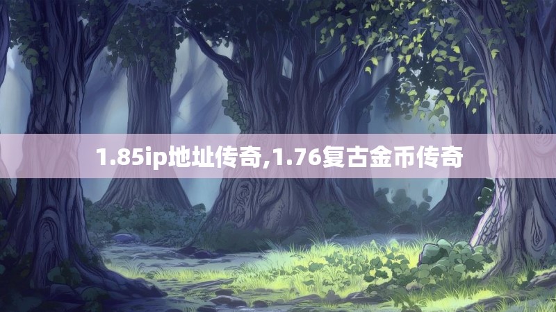 1.85ip地址传奇,1.76复古金币传奇