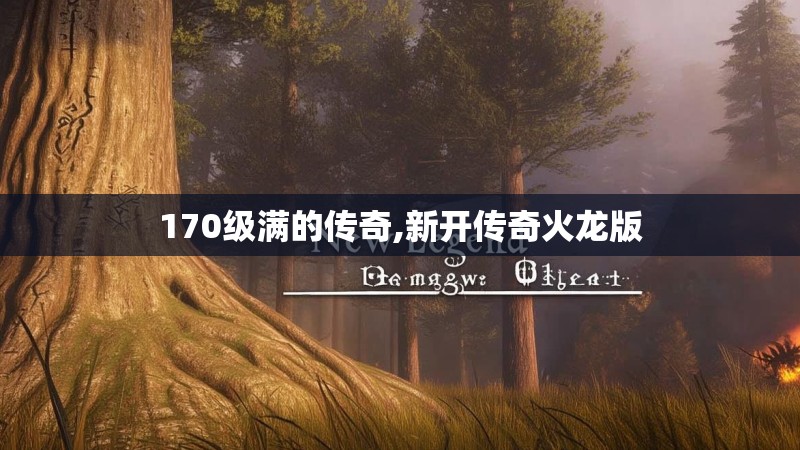 170级满的传奇,新开传奇火龙版