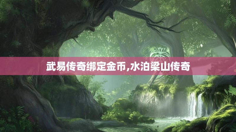 武易传奇绑定金币,水泊梁山传奇