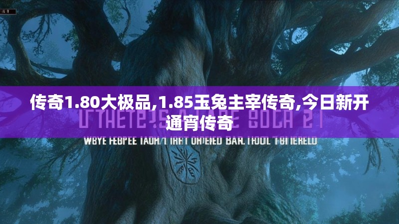 传奇1.80大极品,1.85玉兔主宰传奇,今日新开通宵传奇