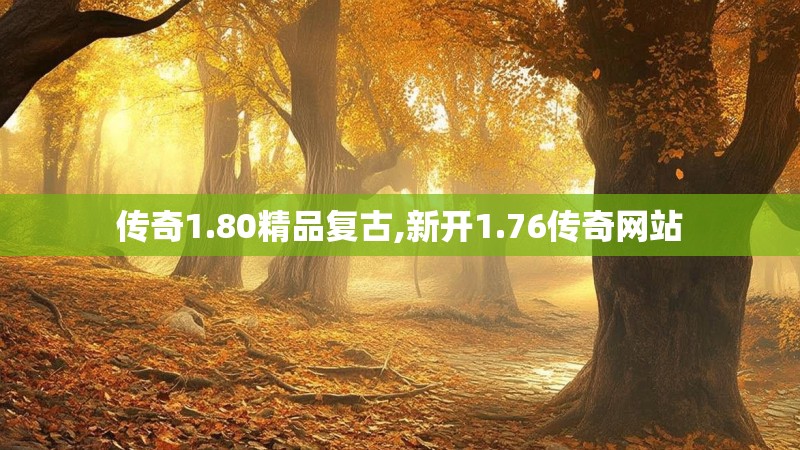 传奇1.80精品复古,新开1.76传奇网站