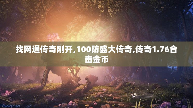 找网通传奇刚开,100防盛大传奇,传奇1.76合击金币