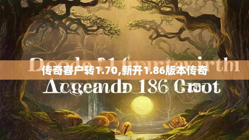 传奇客户转1.70,新开1.86版本传奇