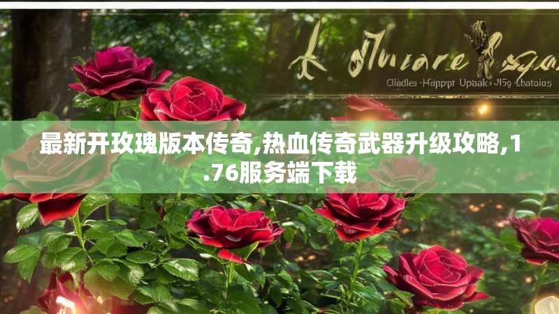 最新开玫瑰版本传奇,热血传奇武器升级攻略,1.76服务端下载