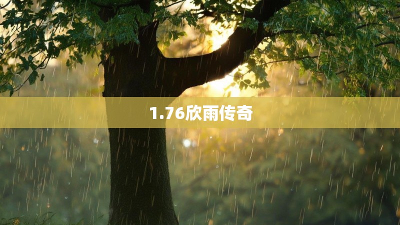 1.76欣雨传奇