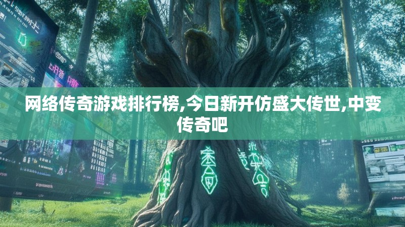 网络传奇游戏排行榜,今日新开仿盛大传世,中变传奇吧