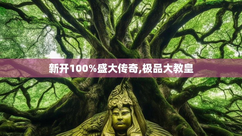 新开100%盛大传奇,极品大教皇