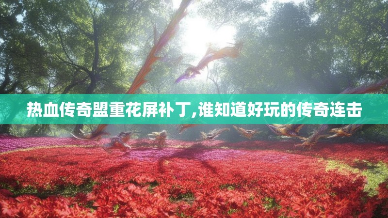 热血传奇盟重花屏补丁,谁知道好玩的传奇连击