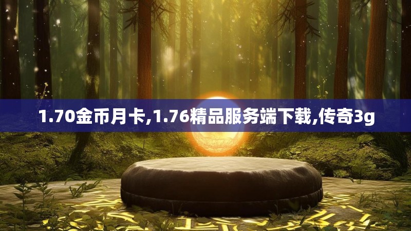 1.70金币月卡,1.76精品服务端下载,传奇3g