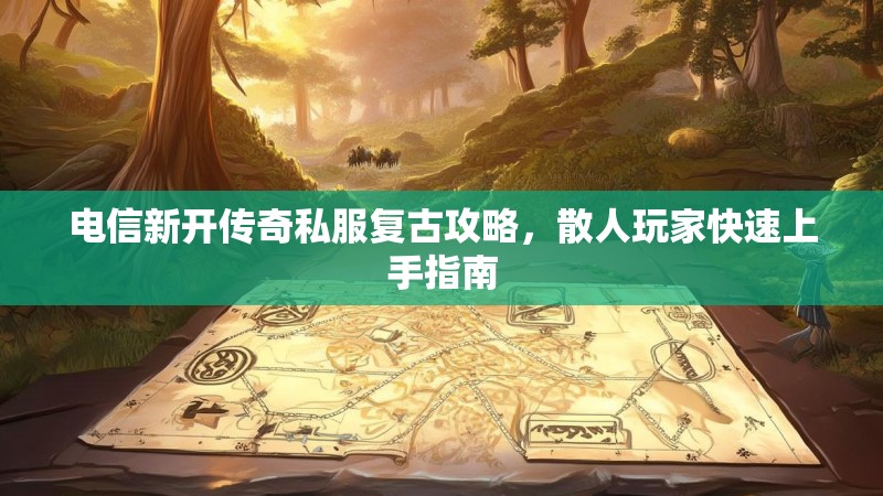 电信新开传奇私服复古攻略，散人玩家快速上手指南