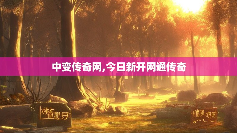 中变传奇网,今日新开网通传奇