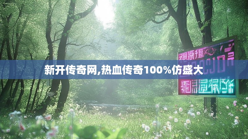 新开传奇网,热血传奇100%仿盛大