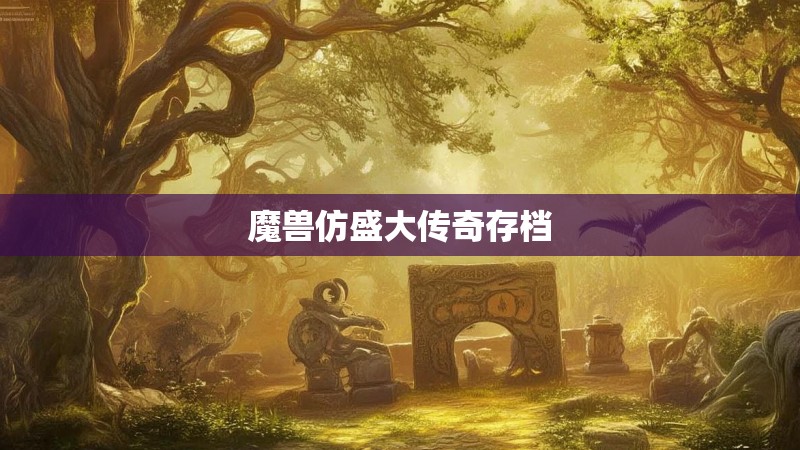 魔兽仿盛大传奇存档