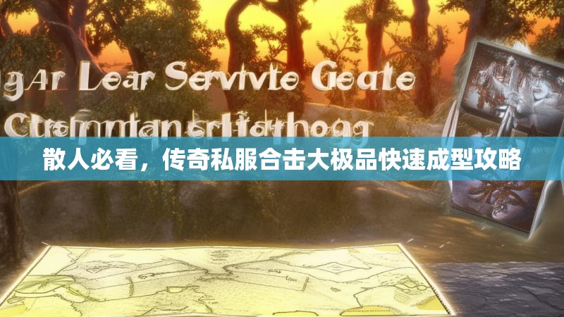 散人必看，传奇私服合击大极品快速成型攻略