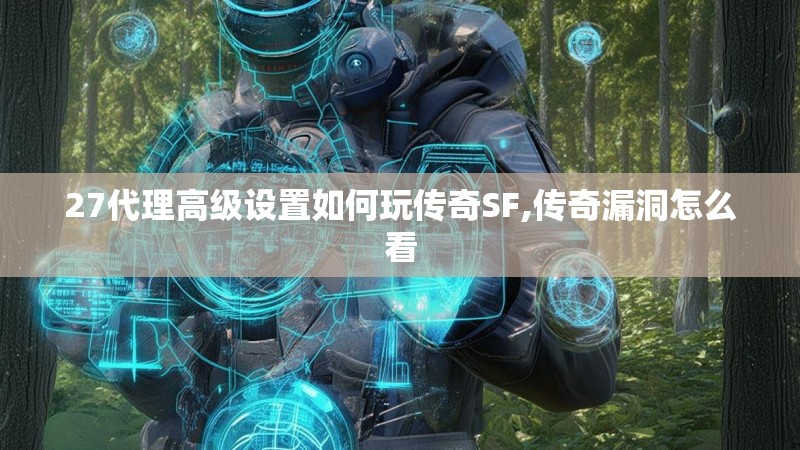 27代理高级设置如何玩传奇SF,传奇漏洞怎么看