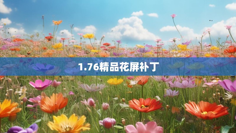 1.76精品花屏补丁