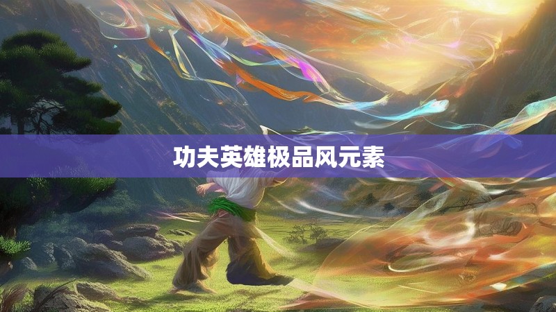 功夫英雄极品风元素