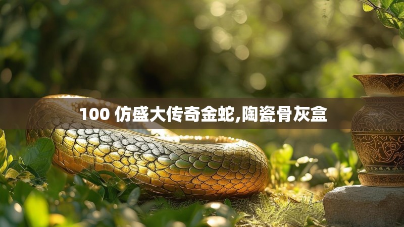 100 仿盛大传奇金蛇,陶瓷骨灰盒