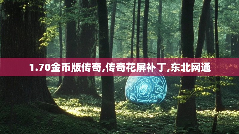 1.70金币版传奇,传奇花屏补丁,东北网通