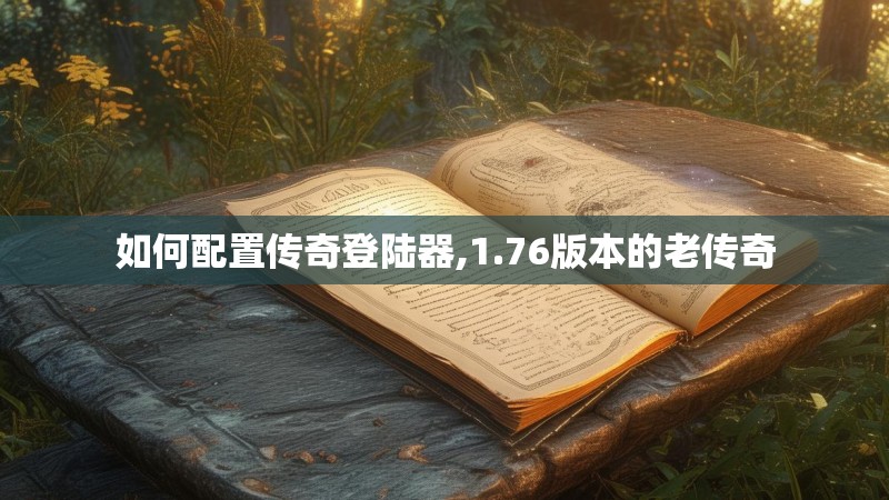 如何配置传奇登陆器,1.76版本的老传奇