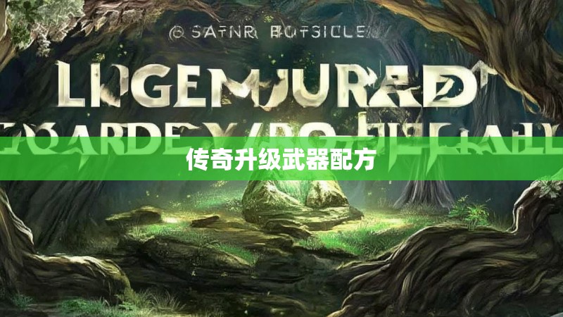 传奇升级武器配方