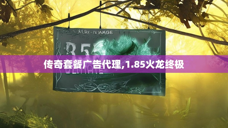 传奇套餐广告代理,1.85火龙终极