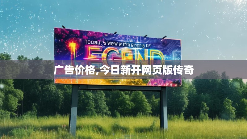 广告价格,今日新开网页版传奇