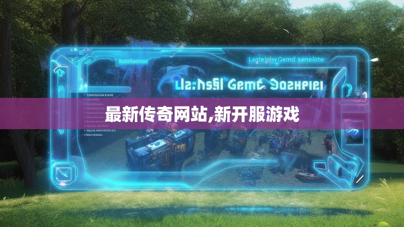 最新传奇网站,新开服游戏