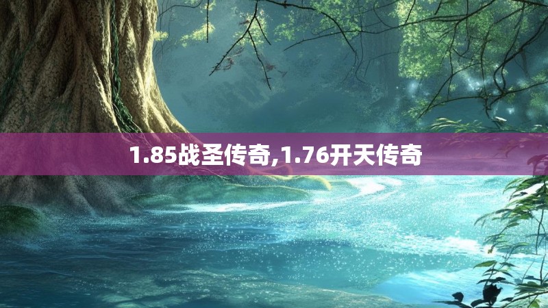 1.85战圣传奇,1.76开天传奇