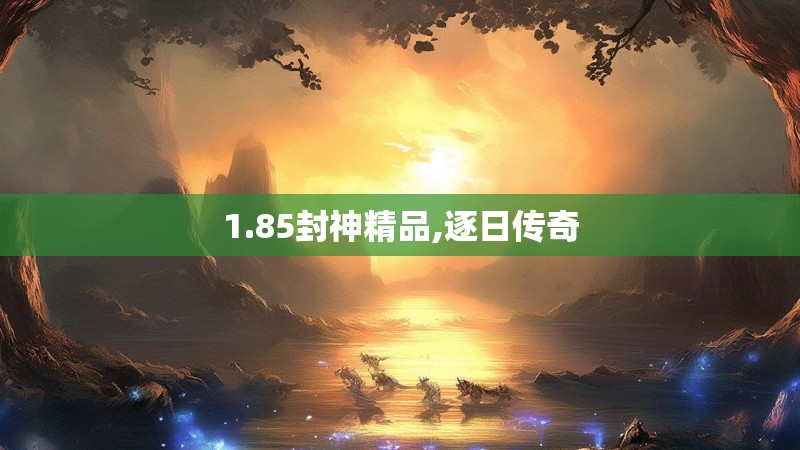 1.85封神精品,逐日传奇