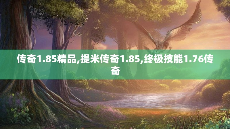 传奇1.85精品,提米传奇1.85,终极技能1.76传奇