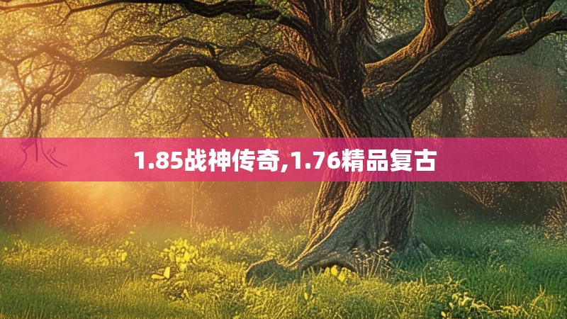 1.85战神传奇,1.76精品复古