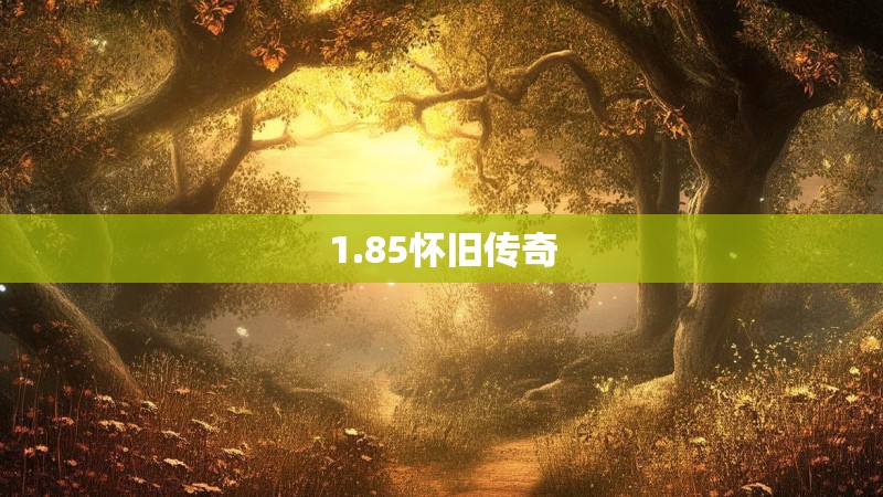 1.85怀旧传奇