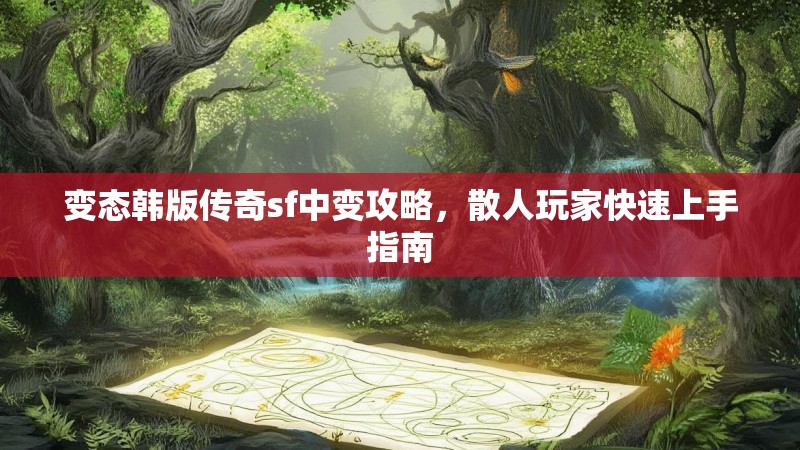 变态韩版传奇sf中变攻略，散人玩家快速上手指南
