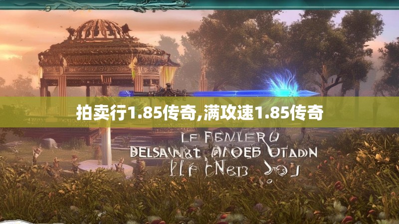 拍卖行1.85传奇,满攻速1.85传奇