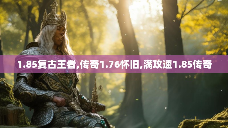 1.85复古王者,传奇1.76怀旧,满攻速1.85传奇
