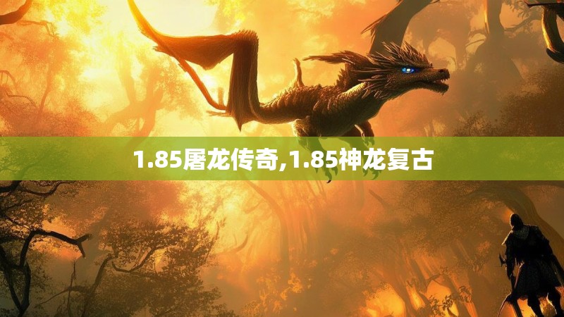 1.85屠龙传奇,1.85神龙复古