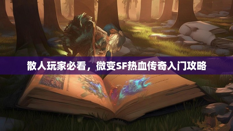 散人玩家必看，微变SF热血传奇入门攻略