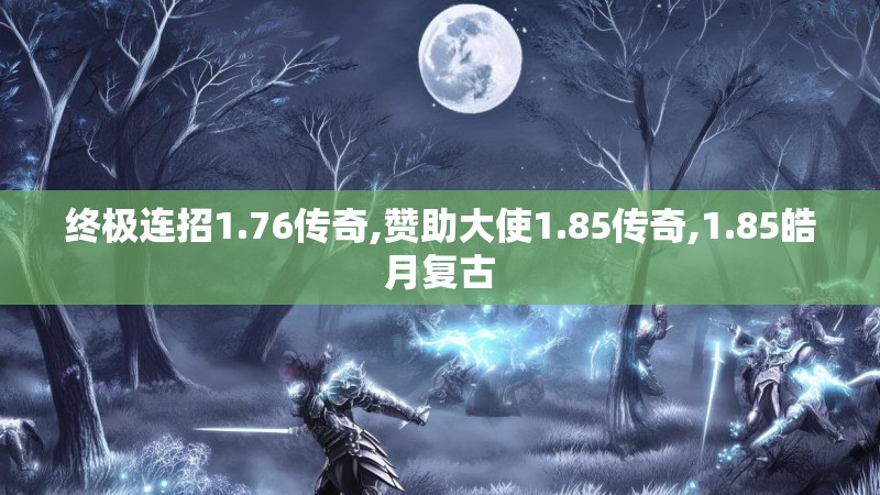 终极连招1.76传奇,赞助大使1.85传奇,1.85皓月复古