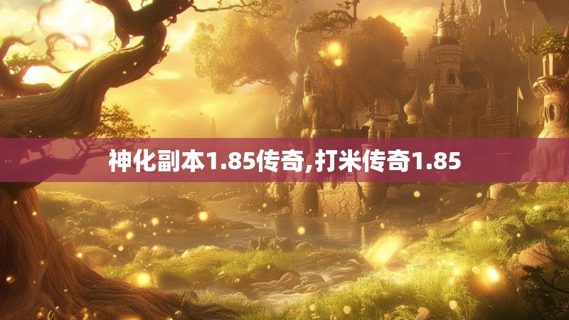 神化副本1.85传奇,打米传奇1.85