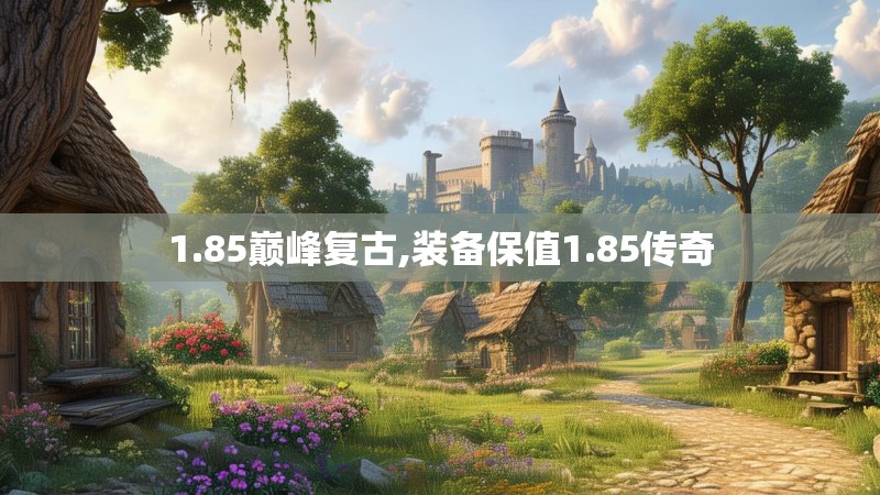 1.85巅峰复古,装备保值1.85传奇