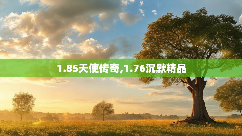 1.85天使传奇,1.76沉默精品