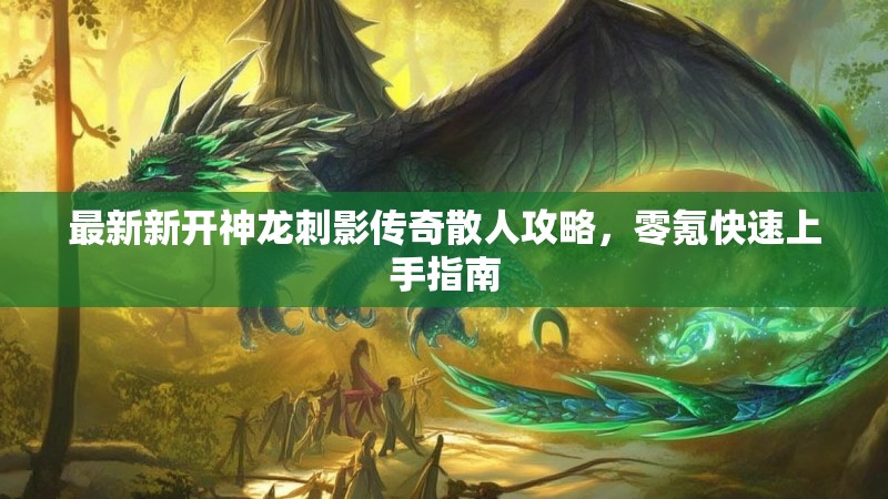 最新新开神龙刺影传奇散人攻略，零氪快速上手指南