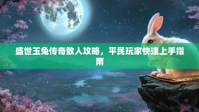 盛世玉兔传奇散人攻略，平民玩家快速上手指南