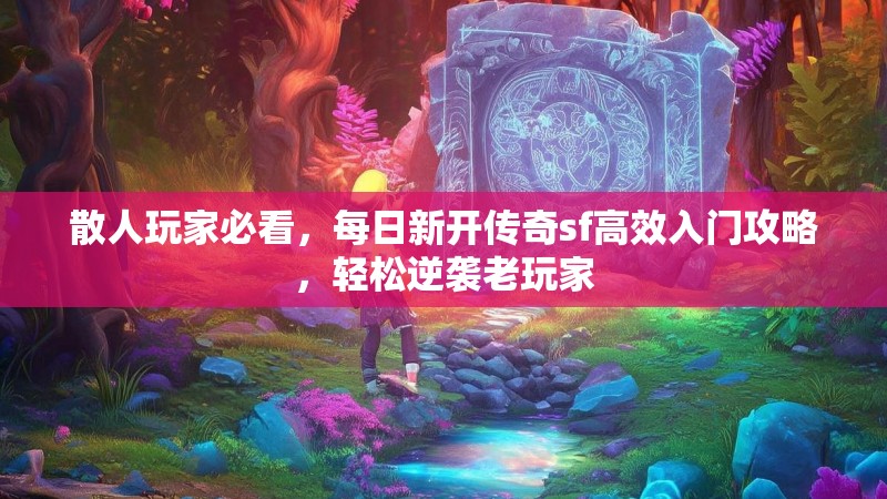 散人玩家必看，每日新开传奇sf高效入门攻略，轻松逆袭老玩家