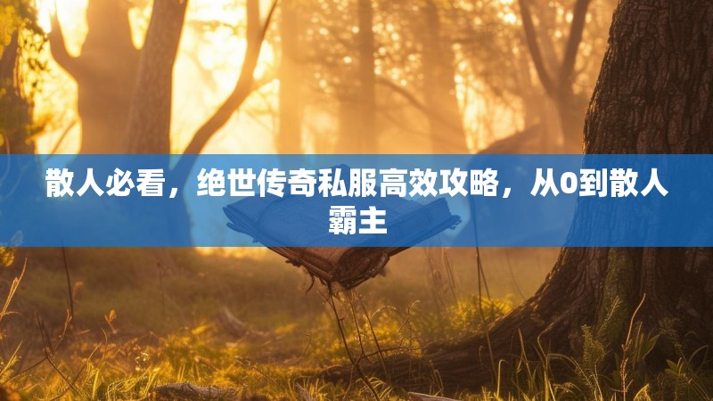 散人必看，绝世传奇私服高效攻略，从0到散人霸主