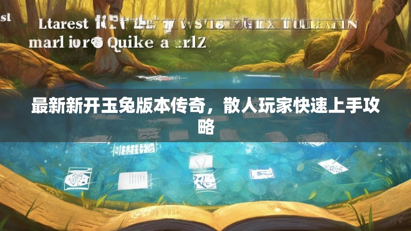 最新新开玉兔版本传奇，散人玩家快速上手攻略